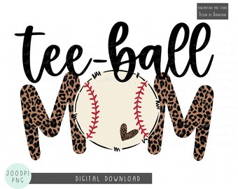 Download Teeball Mom Svg Etsy