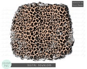 Distressed Leopard Background Sublimation Design Download, Cheetah Background Png, Leopard Background Png File For Sublimation