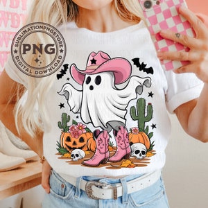 Cowboy Geist Png Retro Halloween Sublimationsdesign Digital Download