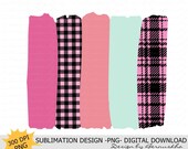 Pink Mint Plaid Brush Strokes Background Sublimation Design, Pink Stroke Background Png, Background Png File For Sublimation,Background