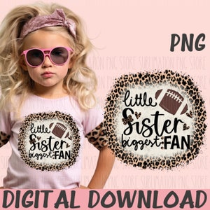 Irmãzinha Maior Fã Png Leopardo Futebol Png Para Sublimação Download Digital