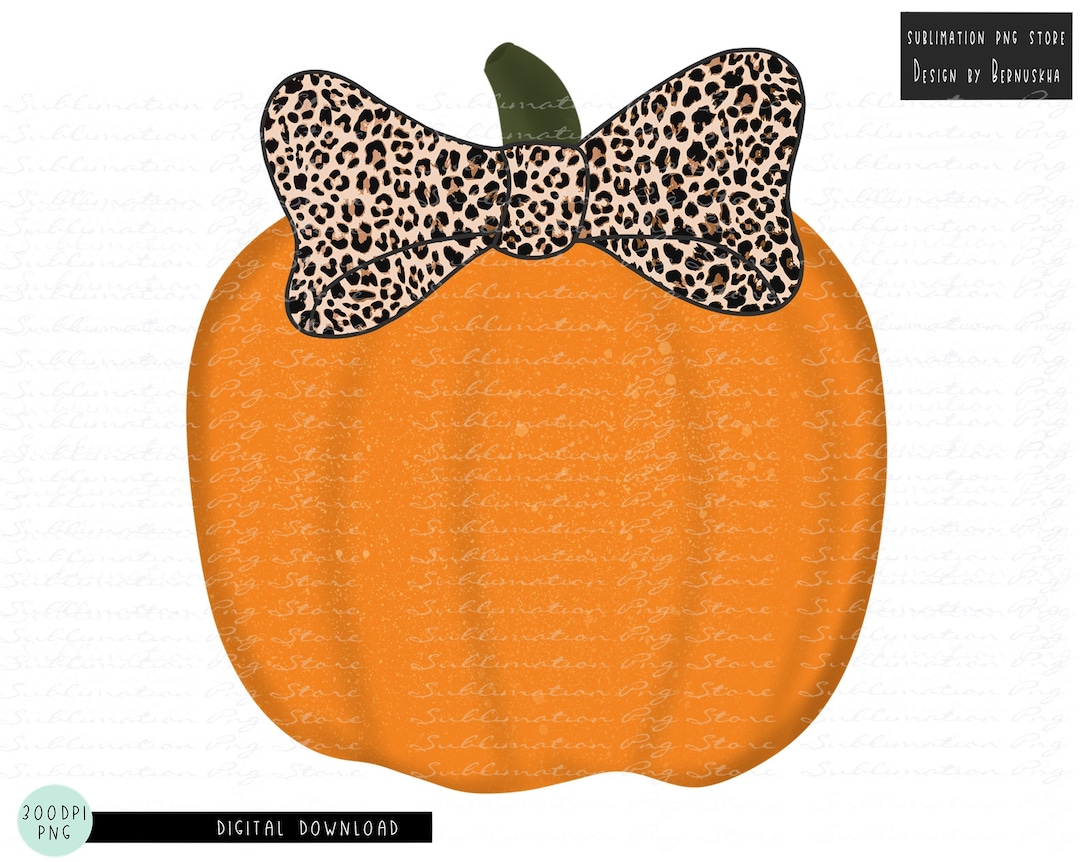 Pumpkin Png Sublimation Design Digital Download Pumpkin With - Etsy