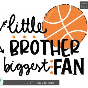 Basket-ball Png Sublimation Design téléchargement, basket-ball petit frère plus grand fan Png Sublimation Design téléchargement, basket-ball Png Design