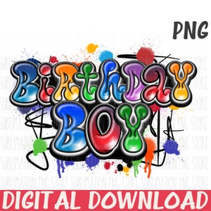 誕生日の男の子Png、グラフィティ誕生日昇華デザインのダウンロード、グラフィティ誕生日Png、グラフィティPng、男の子誕生日Pngデザイン、グラフィティ