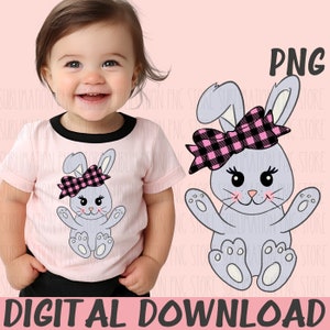 Bunny png-sublimatieontwerp digitale download