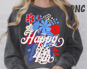 4th July Png Sublimation Design Independence Day Happy 4th of July Digital Download