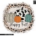 Happy Fall Leopard Pumpkin Sublimation Design Digital Download, Fall Pumpkins Sublimation, Thanksgiving Png, Autumn Sublimation Design 