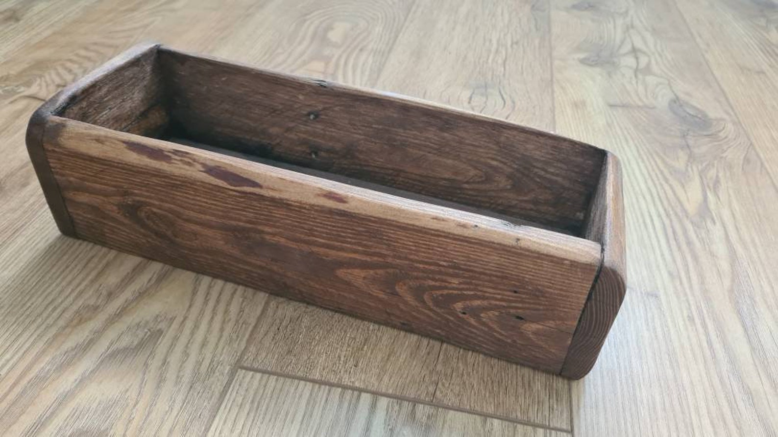 Rustic Wooden Herb Box, Window Sill Planter, Reclaimed, Indoor Herb ...