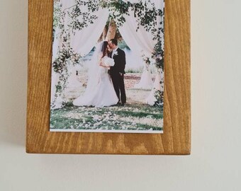 Porte Photo Mural Avec 30 Clips En Bois - Panneau En MDF Et Corde De Jute, Déco Maison Et Cadeau - 8