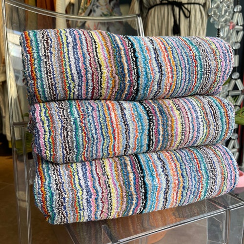 Turkish Bath Towel Rainbow Stripe Towel Bathroom Towel Etsy