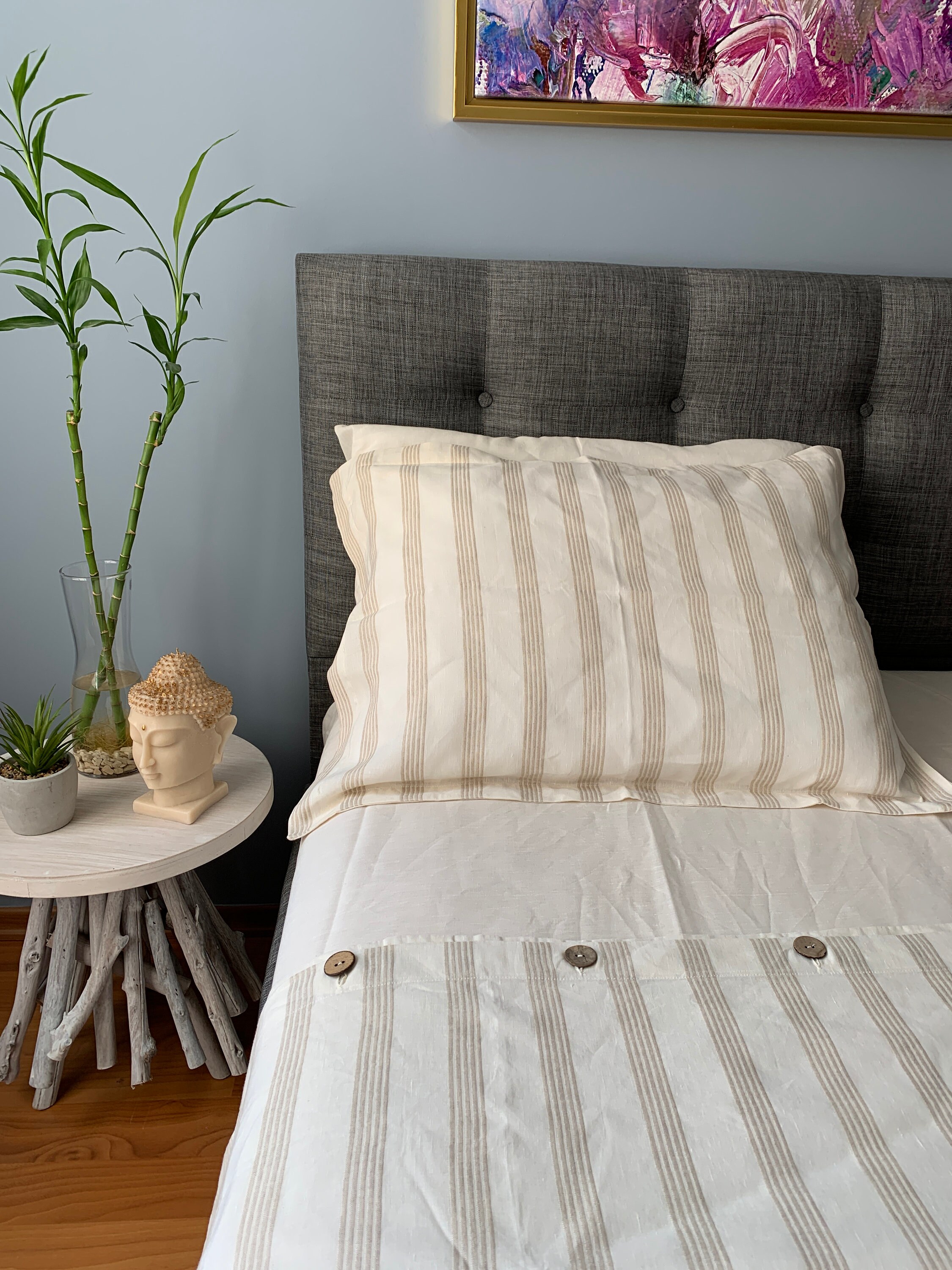 Linen Bedding Set, Full Bedding Set, Linen Duvet Cover, Linen Sheet