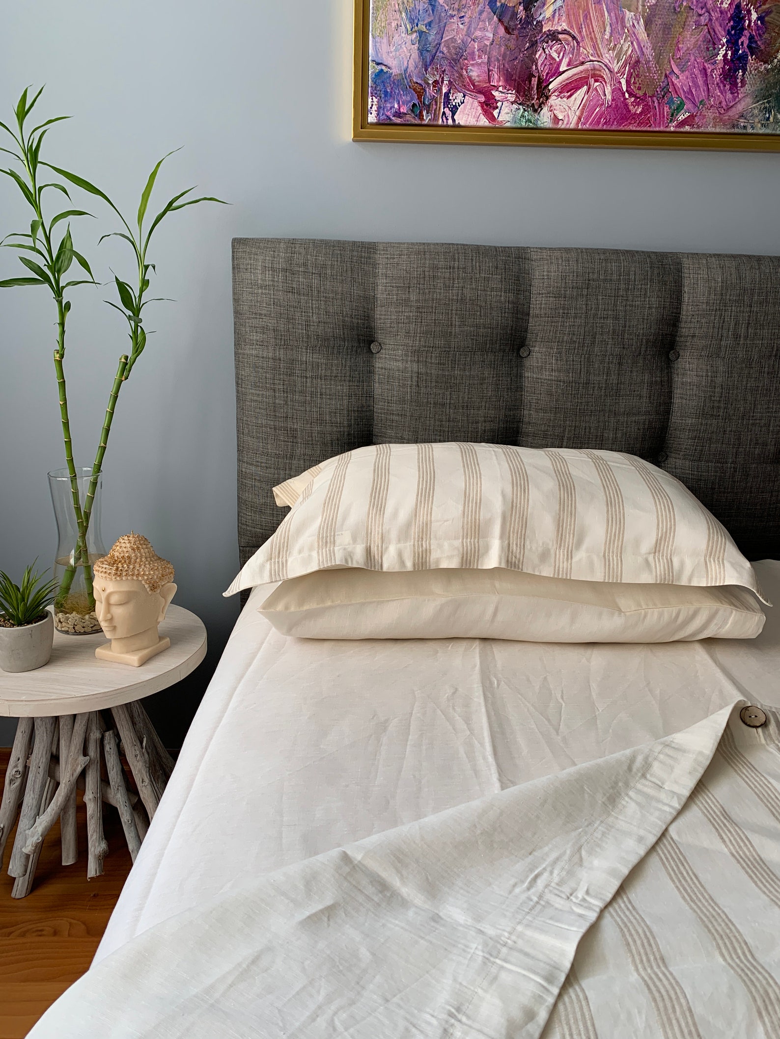 Linen Bedding Set, Full Bedding Set, Linen Duvet Cover, Linen Sheet