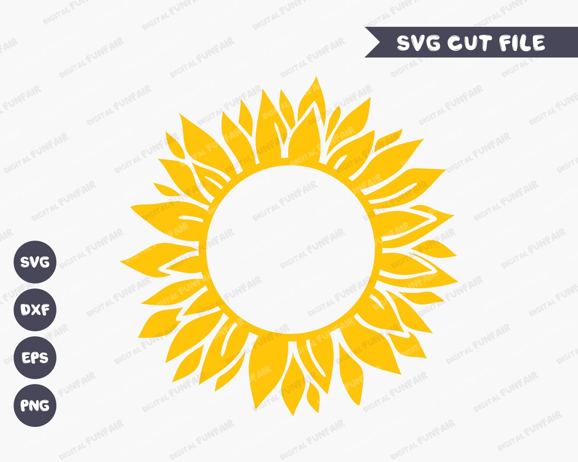 Free Free Sunflower Circle Svg 165 SVG PNG EPS DXF File