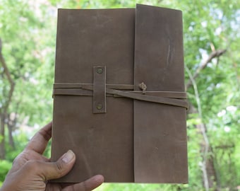 Lederen dagboek, lederen dagboek, lederen notitieboekje, handgemaakt lederen boek, lederen dagboek ongevoerd blanco notitieboekje