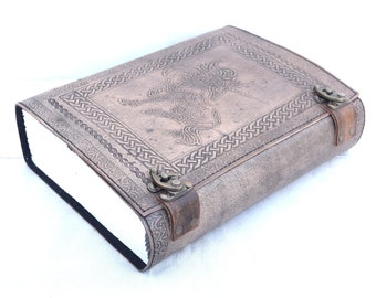 Cuaderno de viaje de cuero de unicornio grande de 600 páginas, diario en relieve hecho a mano con candado, cuaderno de escritura de diario personalizado, los mejores regalos