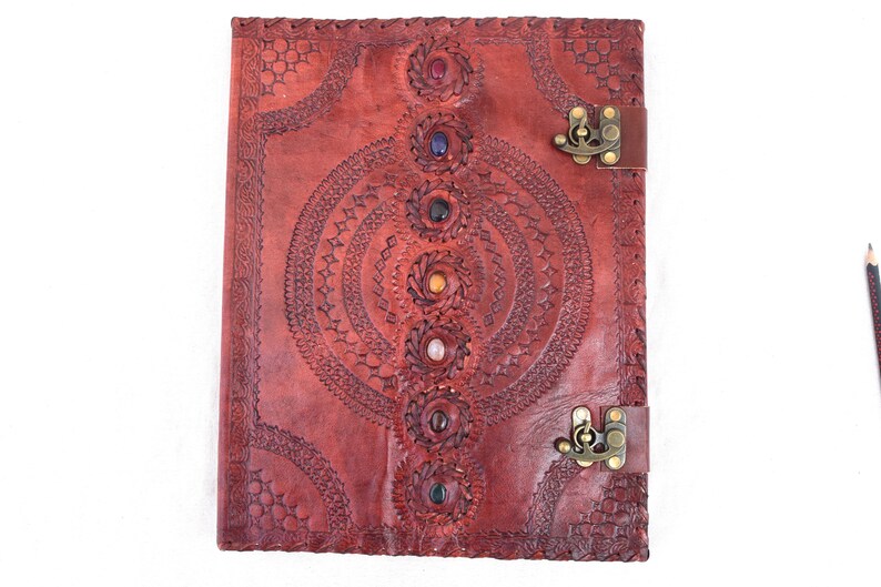 Handmade Extra Large Leather Journal Refillable Notebook Etsy