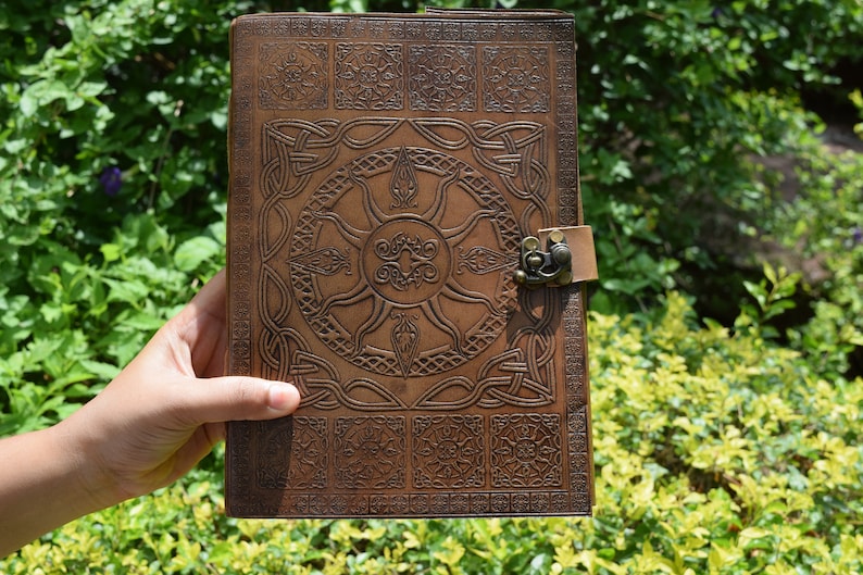 photo of handmade Leather Journal Notebook
