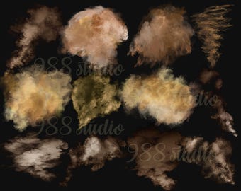 Brown smoke effect png-cloud of smoke png- brown fog smoke- texture png transparent-sublimation design,bundle digital download