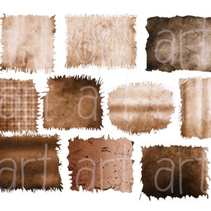 Sfondo rustico png -brown sublimation downloads-abstract background png - sfondo bordo strappato png -bundle sfondo -frame sublimazione