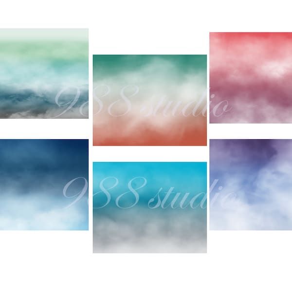 Color cloud background png- color cloud- blue sky background - sky background png, background sublimation design,bundle digital download