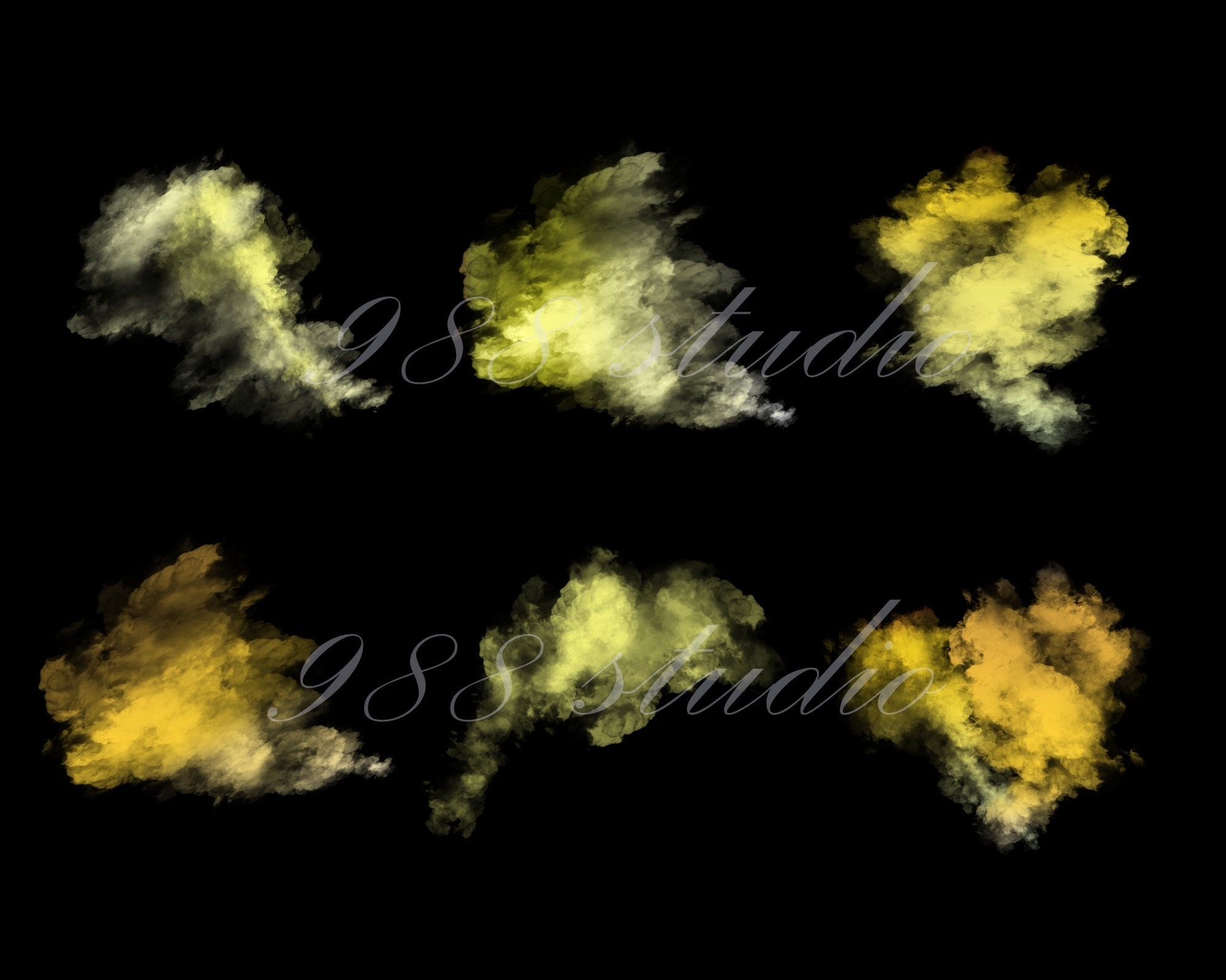 Yellow Smoke Effect Png Yellow Fog Fog Smoke Digital Etsy