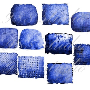 Blu digitale -vecchio blu arte digitale- sfondo blu png -vecchio sfondo png, carta strappata png -sfondo digitale download digitale