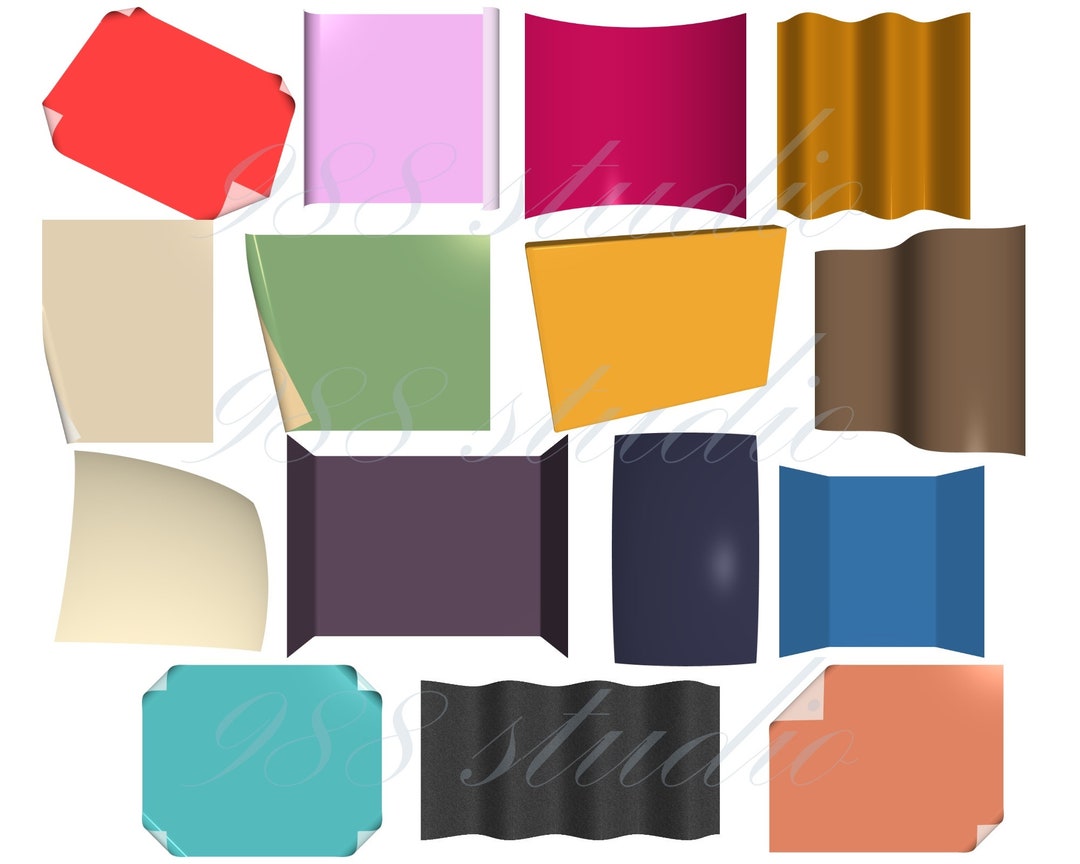 3D Template Png- 3D Illustration- Color Frame - Bundle Art- Shapes ...