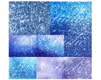 Blue glitter background png- blue texture- scrapbooking digital paper- sparkle printable- scrapbook digital- blue clip art- commercial use