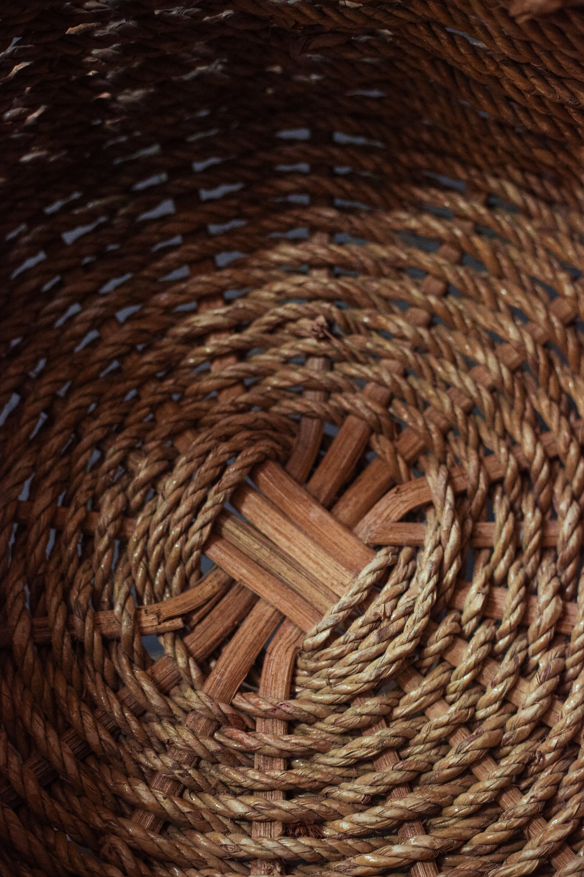 Extra Large Rope Basket Round Flat Bottom With Handle | Etsy