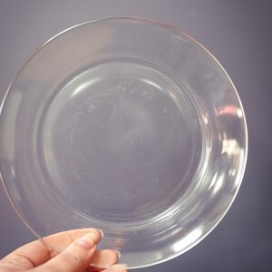 Set of 2 Arcoroc France 6.75" Plates - Vintage Classique Glass Tableware