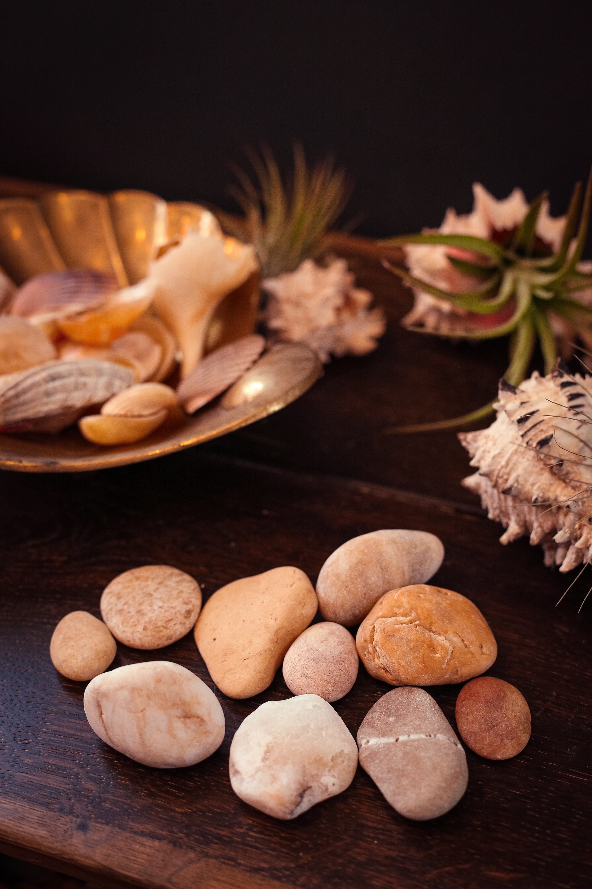 Orbansa Rocks Beach Stone Lots by Color in Organza Bag - Vintage Pebbles Beach Rocks ...