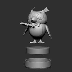 Blathers Custom Figurine 3D File