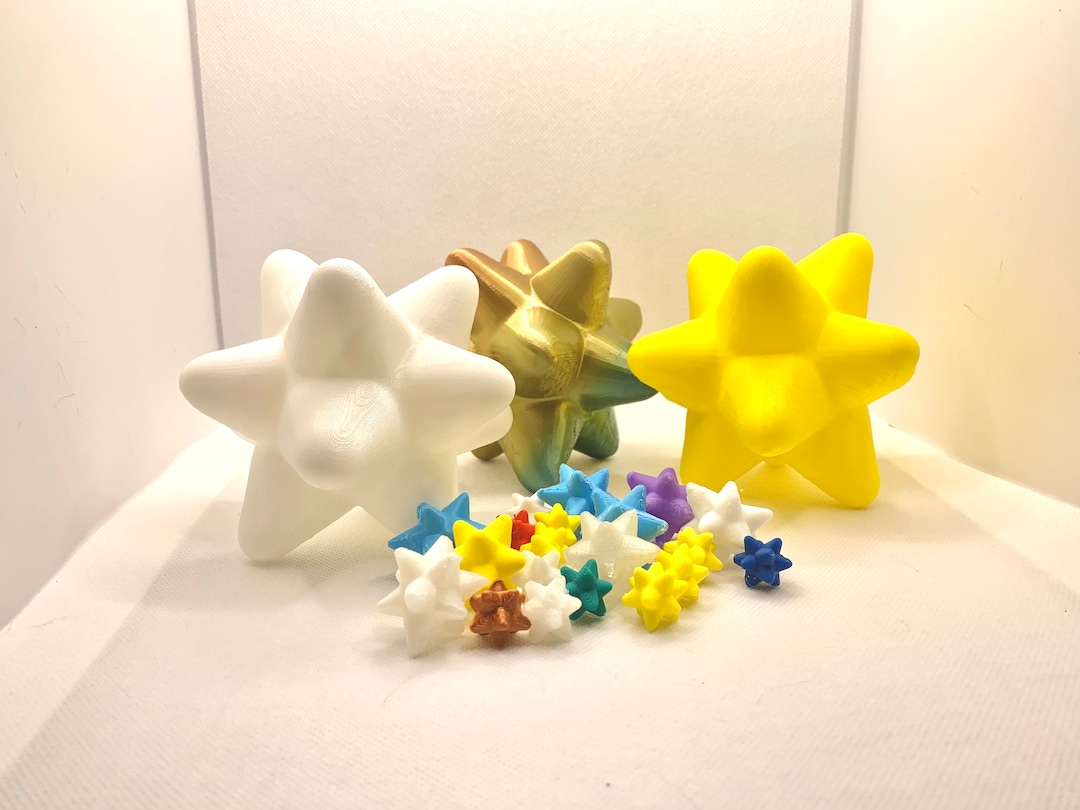 3D File for Normal and Large Star Fragments, and Novalights Etsy