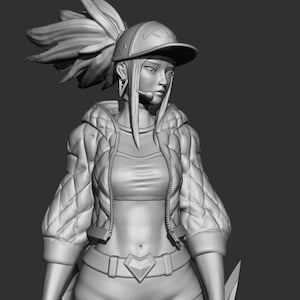 K/DA Akali 3D resin print