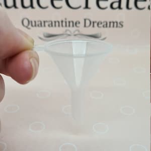 Mini Funnel, Craft Supplies, Small plastic funnel for bottles, sand art, potion making, Hip Flask Funnel