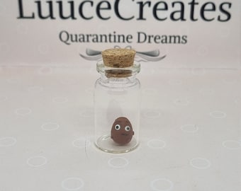 Mr. Tato Mini Potato in a Bottle, Clay Pet Potato, Silly Funny Gift, Pocket Monsters