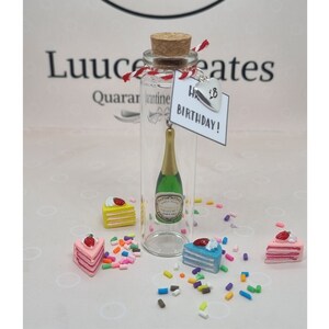 Bottiglia di Prosecco e Champagne per il 18° compleanno, regalo divertente, ricordo memorabile