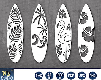 Deska surfingowa SVG, szablony desek surfingowych, projekt surfingu SVG, deska surfingowa PNG, plik do cięcia SVG, sylwetka, sublimacja, do druku, eps, png