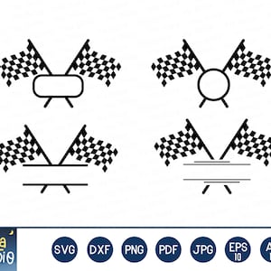 Race Flag split svg, racing svg, Racing flag chequered svg, monogram racing flag svg, split racing flag svg, SVG Cutting File, png