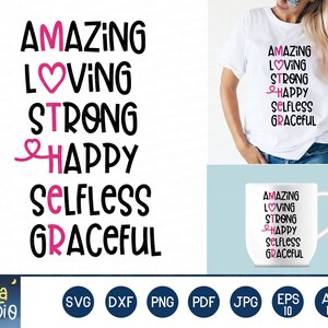 Mother’s Day Svg, incroyable aimant forte svg gracieuse désintérable heureux, SVG Cutting File, silhouette, Imprimable, dxf, png, téléchargement instantané