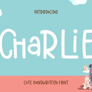 Charlie Digital font | Script Font | Font download | Handwritten font | Modern font | Cute font | Friendly font | Logo | Branding | OTF|TTF