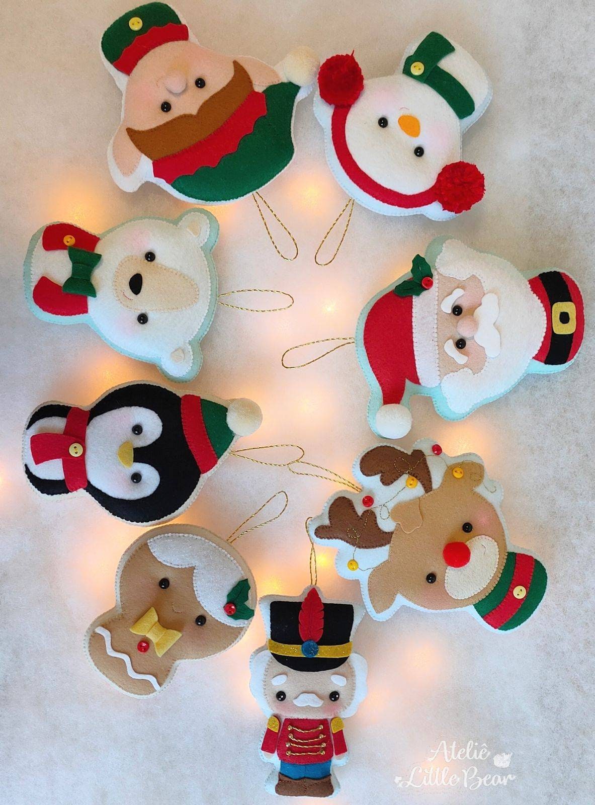 Lot De 24 Kits DIY Décorations De Noël Pour Enfants | 6 Motifs (Père Noël, Renne, Elfe...) | Activité Créative Hiver