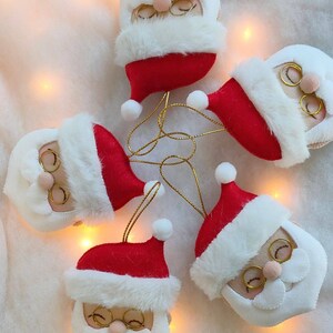 Santa Claus decorations, in felt/felt, decoration for the tree and furniture, Christmas decoration, Santa Claus, merry Christmas