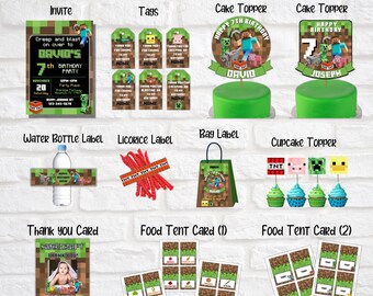 Minecraft Food Label - Etsy