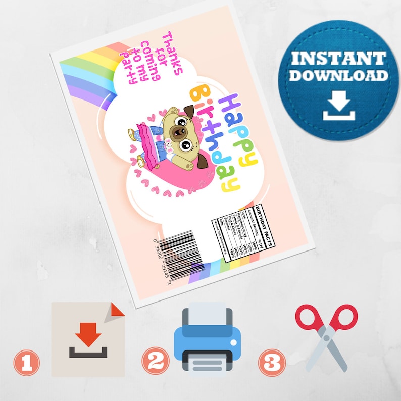 Printable Potato Chip Bags