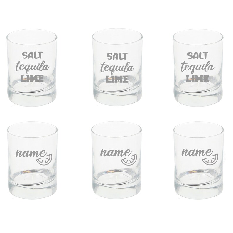 Personalised Engraved Tequila Shot Glass Set Novelty Shot Etsy UK