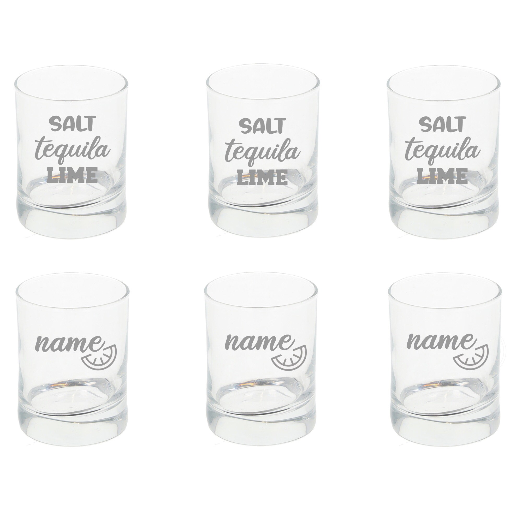 Personalised Engraved Tequila Shot Glass Gift Novelty Name Etsy