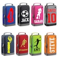 Personalised Football Boot Bag with Name & Design | Football Bag Gift for Kids Him or Her | Football Boot Gym Kit | Custom Football Boot Bag