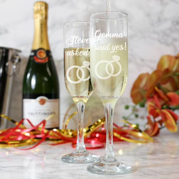 Personalized Acrylic Stemless Champagne Flutes - Set of 4