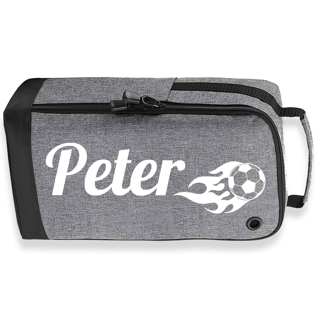 Personalised Football Shoe Bag With Name or Initials Football Bag Gift